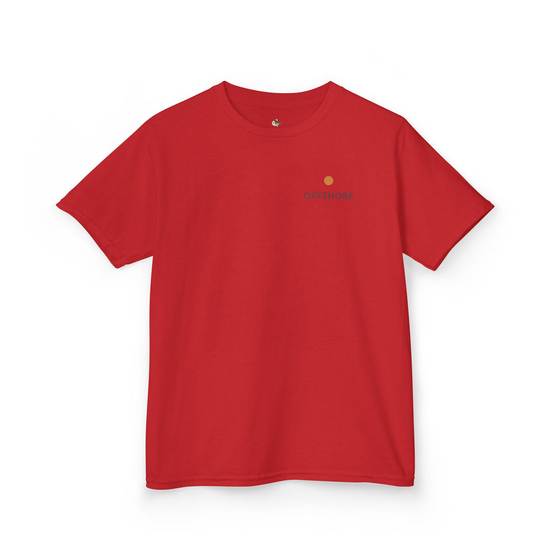 Kids Offshore Tee - Summer Vibes with Palm Tree and Waves, Perfect for Beach Days